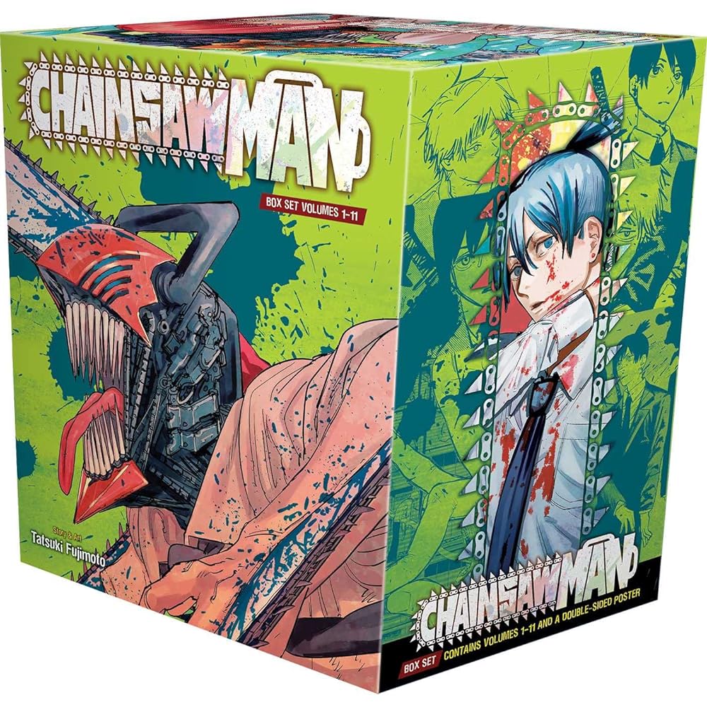 Chainsaw Man Box Set: Volumes 1-11 by Tatsuki Fujimoto | Japanese Manga