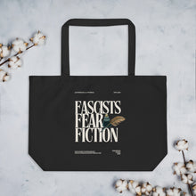 Load image into Gallery viewer, Fascists Fear Fiction Organic Tote Bag | Paperbacks & Frybread Co. - Paperbacks & Frybread Co.