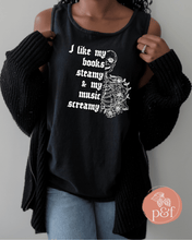 Load image into Gallery viewer, Steamy Books & Screamy Music Tank Top | Dark Romance Reader Tank - Paperbacks & Frybread Co.
