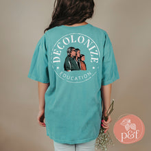 Load image into Gallery viewer, Decolonize Education Faded Wash Unisex T-Shirt | Paperbacks & Frybread - Paperbacks & Frybread Co.