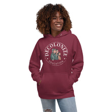 Load image into Gallery viewer, Decolonize Education Unisex Hoodie | Paperbacks & Frybread Co. - Paperbacks & Frybread Co.