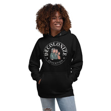Load image into Gallery viewer, Decolonize Education Unisex Hoodie | Paperbacks & Frybread Co. - Paperbacks & Frybread Co.