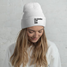 Load image into Gallery viewer, Decolonize Your Faith Cuffed Beanie | Paperbacks & Frybread Co. - Paperbacks & Frybread Co.
