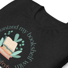 Load image into Gallery viewer, I Decolonized My Bookshelf with Paperbacks & Frybread Bookstore Unisex T-shirt - Paperbacks & Frybread Co.