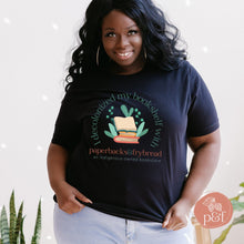 Load image into Gallery viewer, I Decolonized My Bookshelf with Paperbacks & Frybread Bookstore Unisex T-shirt - Paperbacks & Frybread Co.