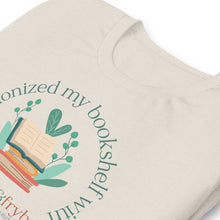 Load image into Gallery viewer, I Decolonized My Bookshelf with Paperbacks & Frybread Bookstore Unisex T-shirt - Paperbacks & Frybread Co.