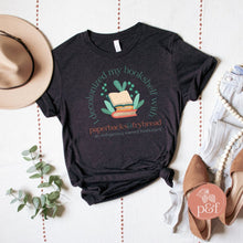 Load image into Gallery viewer, I Decolonized My Bookshelf with Paperbacks & Frybread Bookstore Unisex T-shirt - Paperbacks & Frybread Co.