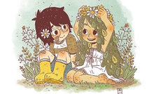 Load image into Gallery viewer, Pilu of the Woods y Mai K. Kguyen | Fantasy Hardcover Graphic Novel - Paperbacks & Frybread Co.