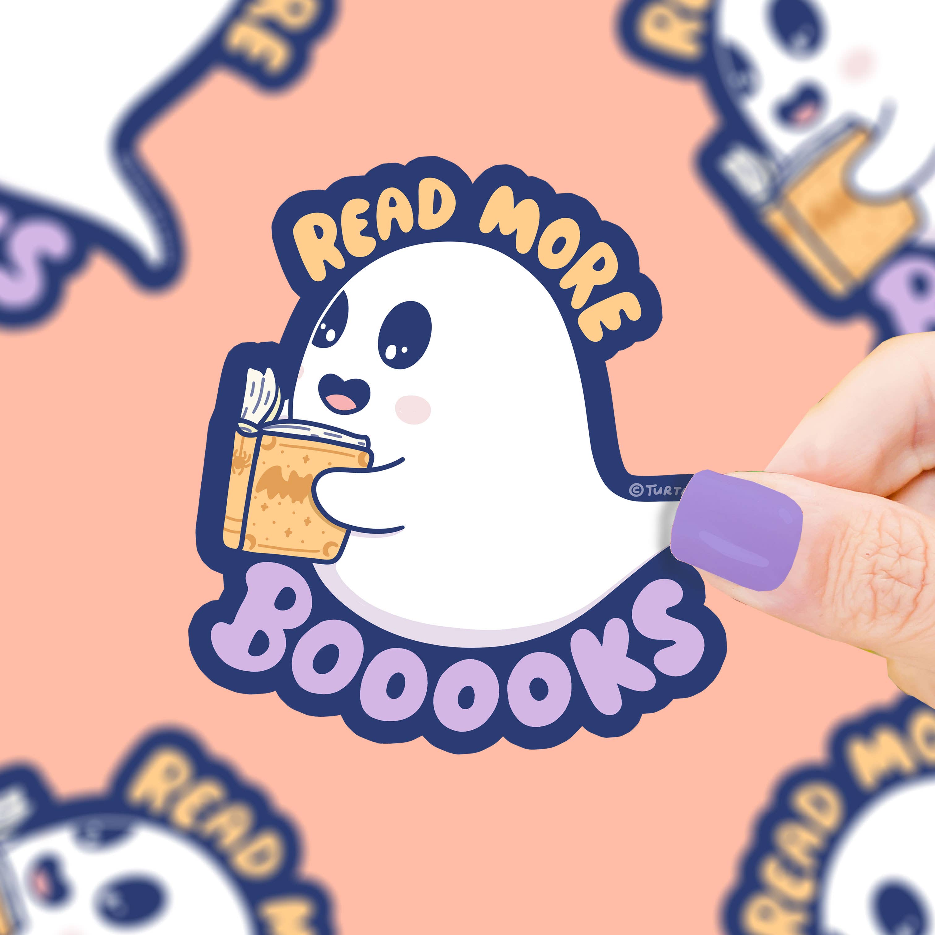MD Spooky Ghost Reusable Sticker Book