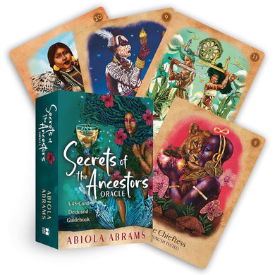 Secrets of the Ancestors Oracle: A 45-Card Deck and Guidebook for Connecting to Your Family Lineage, Exploring Modern Ancestral Veneration, and Revealing Divine Guidance by Abiola Abrams - Paperbacks & Frybread Co.