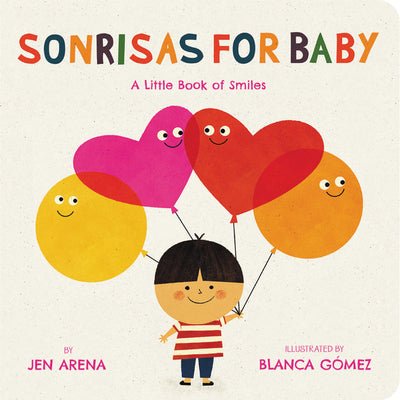 Sonrisas for Baby: A Little Book of Smiles by Jen Arena | Bilingual Spanish Board Book - Paperbacks & Frybread Co.