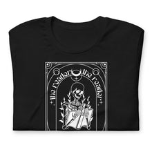 Load image into Gallery viewer, The Reader Tarot Unisex T-shirt | Paperbacks & Frybread - Paperbacks & Frybread Co.