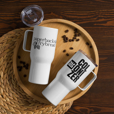 Decolonizer Travel Mug | Paperbacks & Frybread Co. - Paperbacks & Frybread Co.