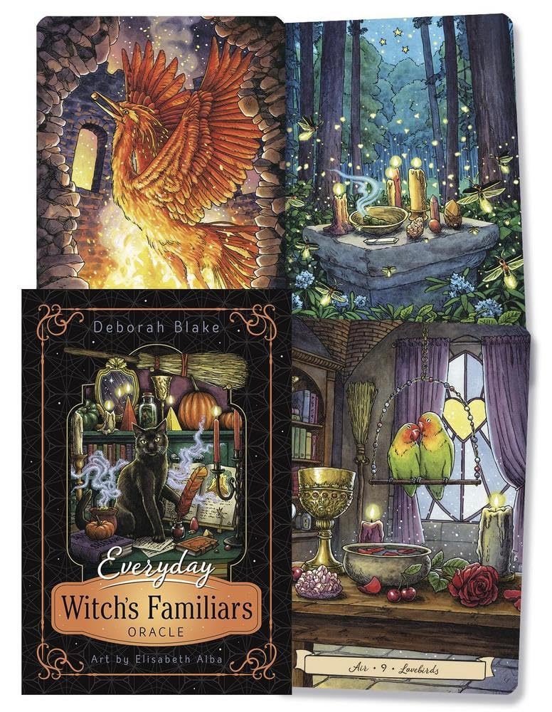 Everyday Witch's Familiars Oracle by Deborah Blake | Oracle Deck - Paperbacks & Frybread Co.