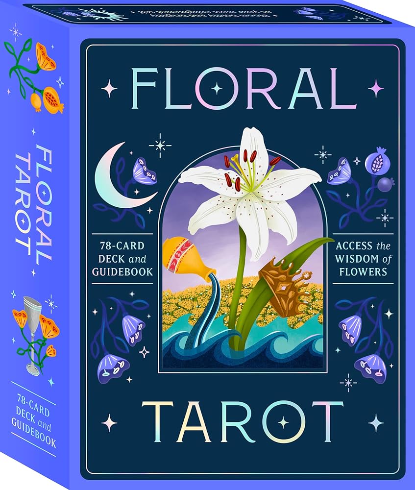 Floral Tarot: Access the Wisdom of Flowers: 78 Cards and Guidebook by Nina Pace & Diana McMahon Collis - Paperbacks & Frybread Co.