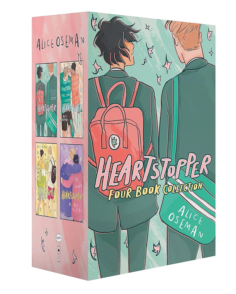 Heartstopper #1-4 Box Set by Alice Oseman | LGBTQ YA Graphic Novel