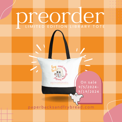 Hey Boo! Library Tote | Paperbacks & Frybread Co. - Paperbacks & Frybread Co.