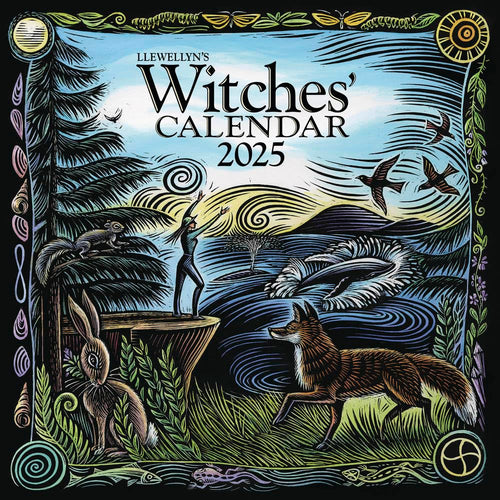 Llewellyn's 2025 Witches' Calendar by Llewellyn | Calendar - Paperbacks & Frybread Co.