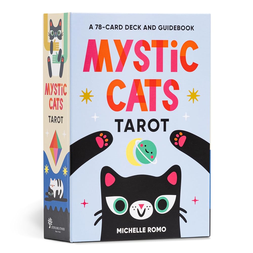 Mystic Cats Tarot Deck by Michelle Romo - Paperbacks & Frybread Co.