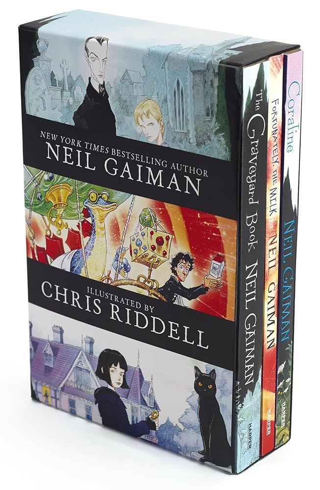 Neil Gaiman/Chris Riddell 3 - Book Box Set | Children's Fantasy Books - Paperbacks & Frybread Co.