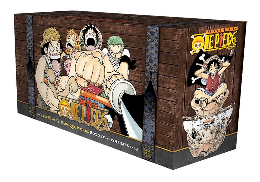 One Piece Box Set: East Blue and Baroque Works, Volumes 1 - 23 by Eiichiro Oda - Paperbacks & Frybread Co.