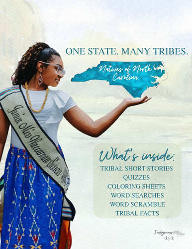 One State; Many Tribes: Natives of North Carolina Activity Book by Pharrah Graham - Paperbacks & Frybread Co.