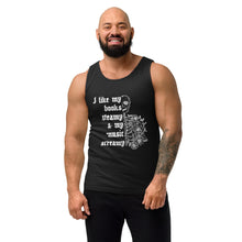Load image into Gallery viewer, Steamy Books &amp; Screamy Music Tank Top | Dark Romance Reader Tank - Paperbacks &amp; Frybread Co.
