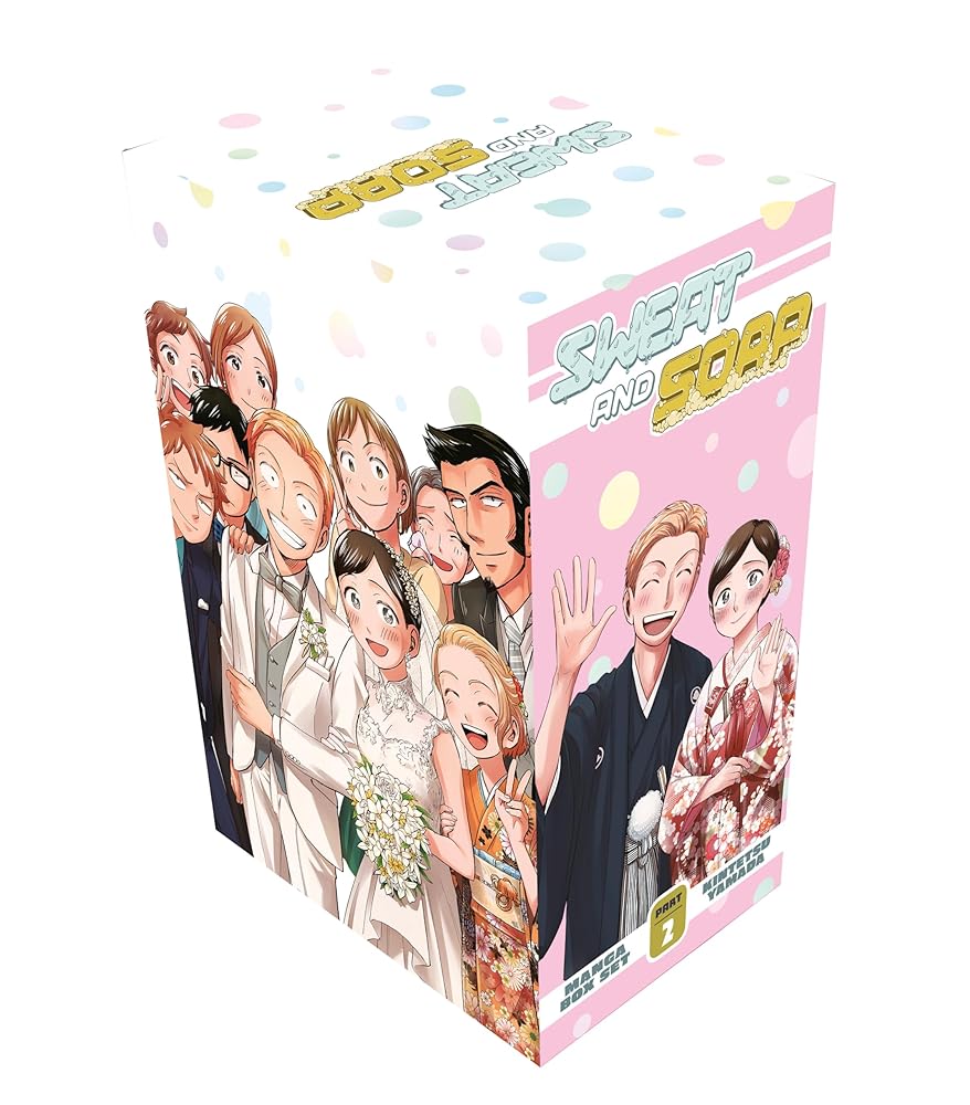 Sweat and Soap Manga Box Set 2 by Kintetsu Yamada | Japanese Manga - Paperbacks & Frybread Co.