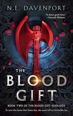 The Blood Gift (The Blood Gift Duology, 2) by N.E. Davenport | Black Sci - Fi - Paperbacks & Frybread Co.
