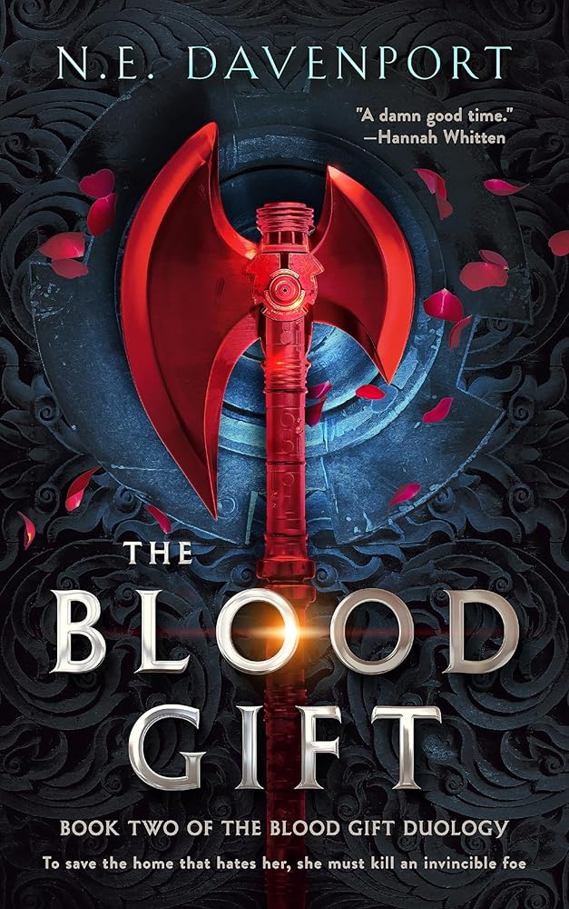 The Blood Gift (The Blood Gift Duology, 2) by N.E. Davenport | Black Sci - Fi - Paperbacks & Frybread Co.