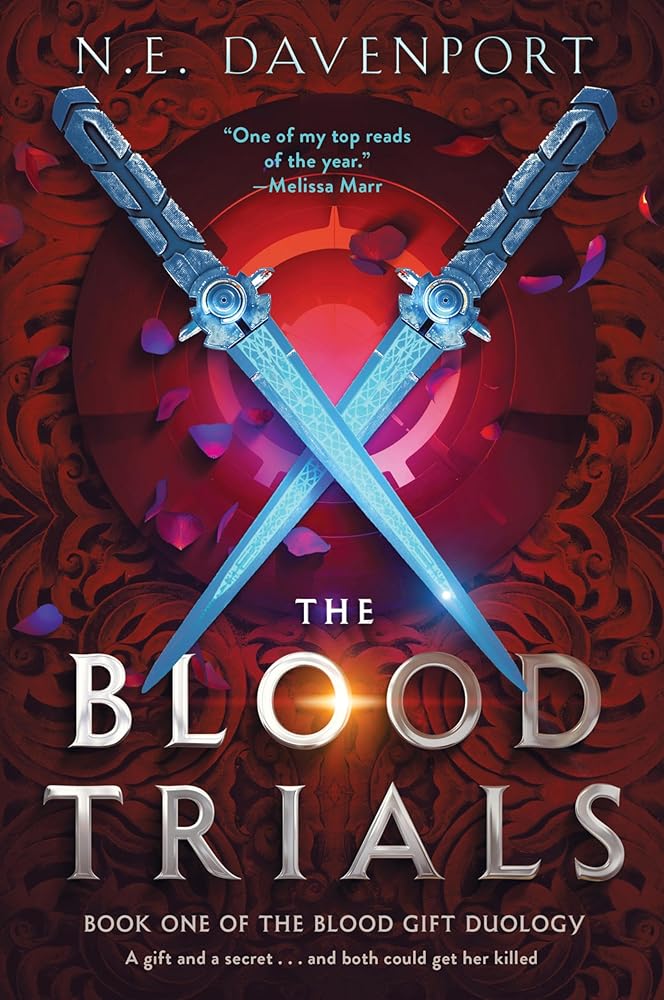 The Blood Trials (The Blood Gift Duology, 1) by N.E. Davenport | Black Sci - Fi - Paperbacks & Frybread Co.