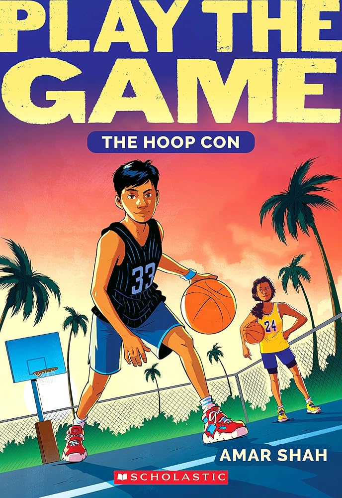 The Hoop Con (Play the Game #1) by Amar Shah | South Asian Children's Novel - Paperbacks & Frybread Co.