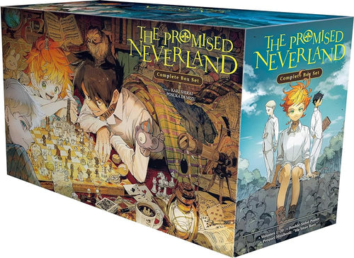 The Promised Neverland Complete Box Set: Volumes 1 - 20 with premium by Kaiu Shirai | Japanese Manga - Paperbacks & Frybread Co.