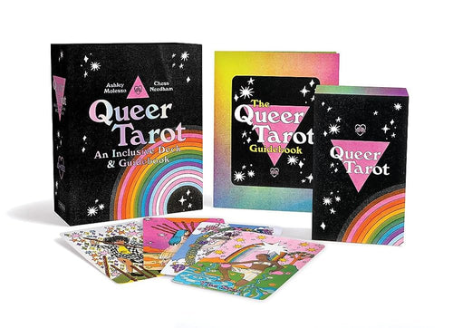The Queer Tarot: An Inclusive Deck and Guidebook by Ashley Molesso & Chess Needham - Paperbacks & Frybread Co.