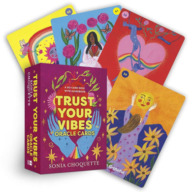 Trust Your Vibes Oracle Cards: A 50 - Card Deck with Guidebook by Sonia Choquette - Paperbacks & Frybread Co.