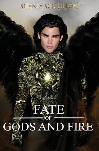 A Fate of Gods and Fire (Fates Divine #2 ) by Shania Scichilone | YA Queer Dark Fantasy - Paperbacks & Frybread Co.