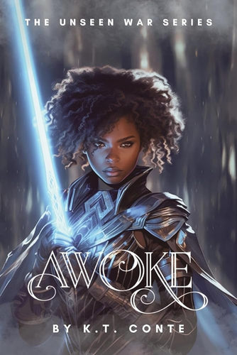 Awoke: A New Adult Paranormal Fantasy (Unseen War) by K T Conte - Paperbacks & Frybread Co.
