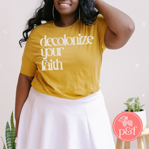 Decolonize Your Faith Shirt | Paperbacks & Frybread Co. - Paperbacks & Frybread Co.