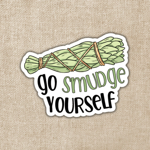Go Smudge Yourself Sticker | Wildly Enough - Paperbacks & Frybread Co.