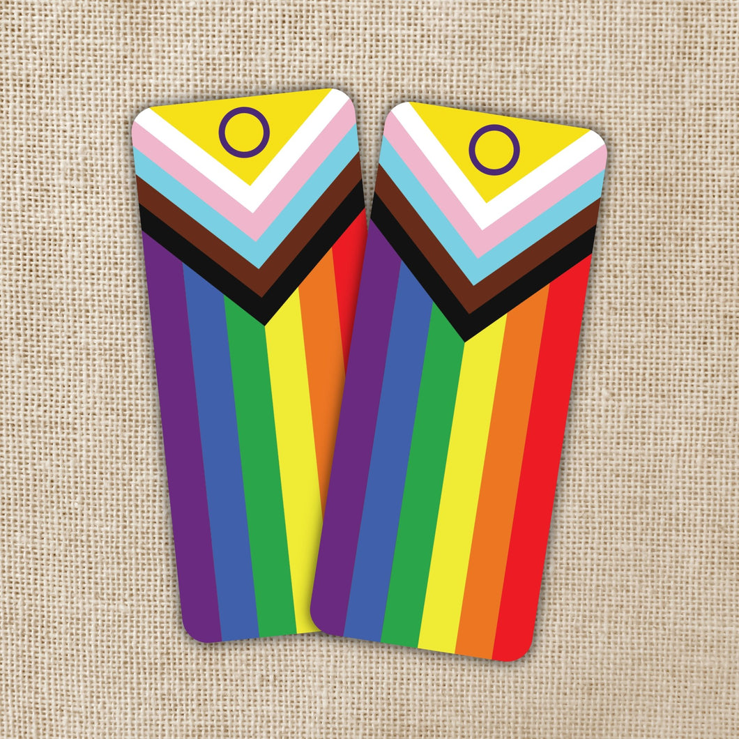 LGBTQIA+ Progressive Pride Flag Bookmark | Wildly Enough - Paperbacks & Frybread Co.