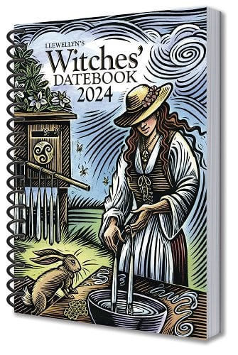 Llewellyn's 2024 Witches' Datebook by Llewellyn Publishing - Paperbacks & Frybread Co.