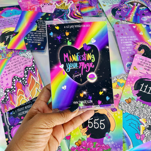 Manifesting Your Magic - 52 Card Affirmation Deck | Timmery - Paperbacks & Frybread Co.