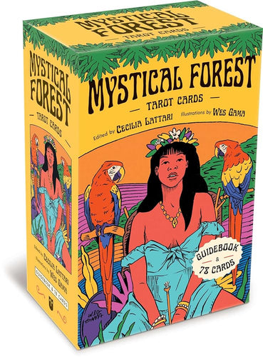 Mystical Forest Tarot: A 78-Card Deck and Guidebook by Cecilia Lattari & Wes Gama - Paperbacks & Frybread Co.