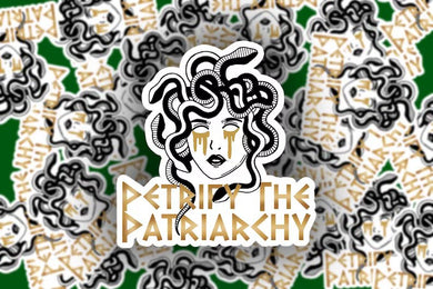 Petrify the Patriarchy Medusa Sticker | Sticker Babe - Paperbacks & Frybread Co.