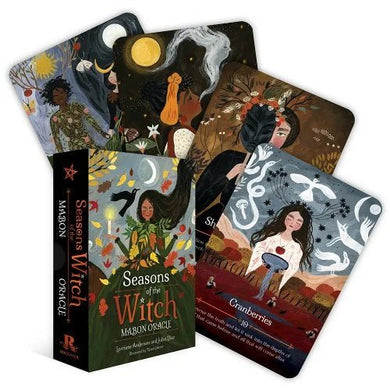 Seasons of the Witch - Mabon Oracle: (44 Gilded Cards and 144-Page Full-Color Guidebook) by Lorriane Anderson & Juliet Diaz - Paperbacks & Frybread Co.