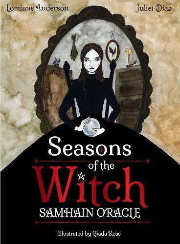 Seasons of the Witch: Samhain Oracle: Harness the Intuitive Power of the Year's Most Magical Night (44 Full-Color Cards and 180-Page Guidebook) by Juliet Diaz & Lorriane Anderson - Paperbacks & Frybread Co.