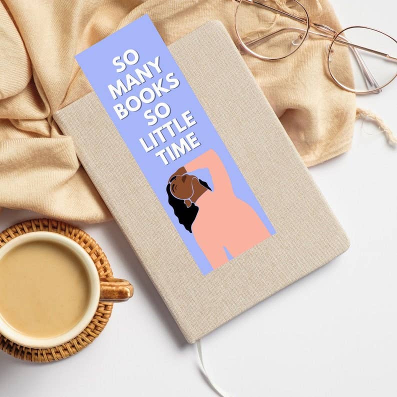 So Many Books So Little Time Laminated Bookmark | Zella & Co. - Paperbacks & Frybread Co.