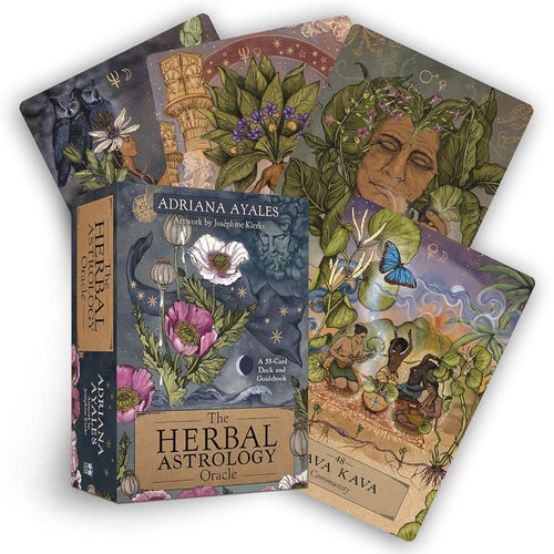 The Herbal Astrology Oracle: A 55-Card Deck and Guidebook by Adriana Ayales & Joséphine Klerks - Paperbacks & Frybread Co.