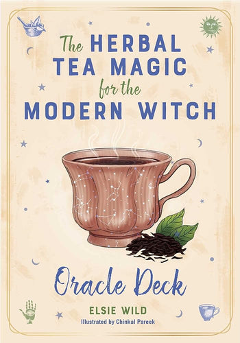 The Herbal Tea Magic for the Modern Witch Oracle Deck: A 40-Card Deck and Guidebook for Creating Tea Readings, Herbal Spells, and Magical Rituals (Tarot/Oracle Decks) by Elsie Wild, Chinkal Pareek - Paperbacks & Frybread Co.