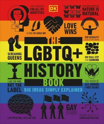 The LGBTQ + History Book by DK | LGBTQ+ Studies - Paperbacks & Frybread Co.